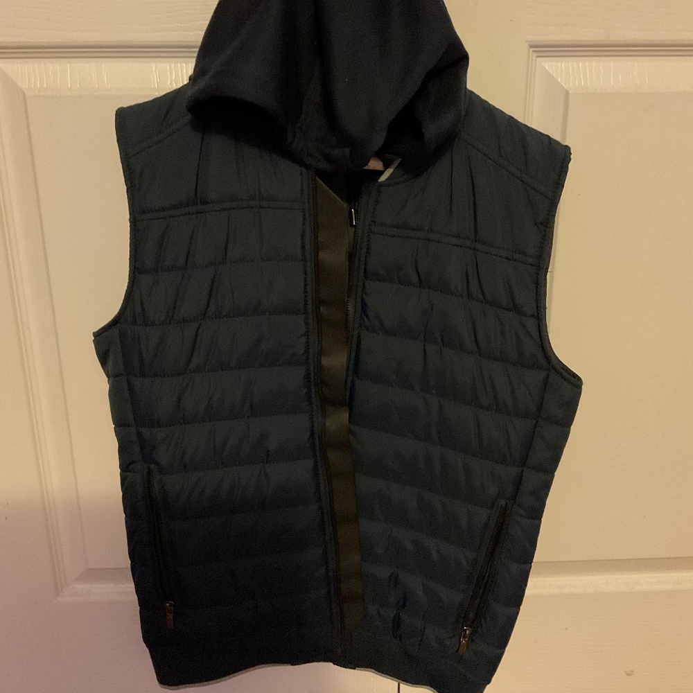 Zara Men Vest Dark Blue